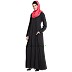 Travel Abaya in Jersey - Black